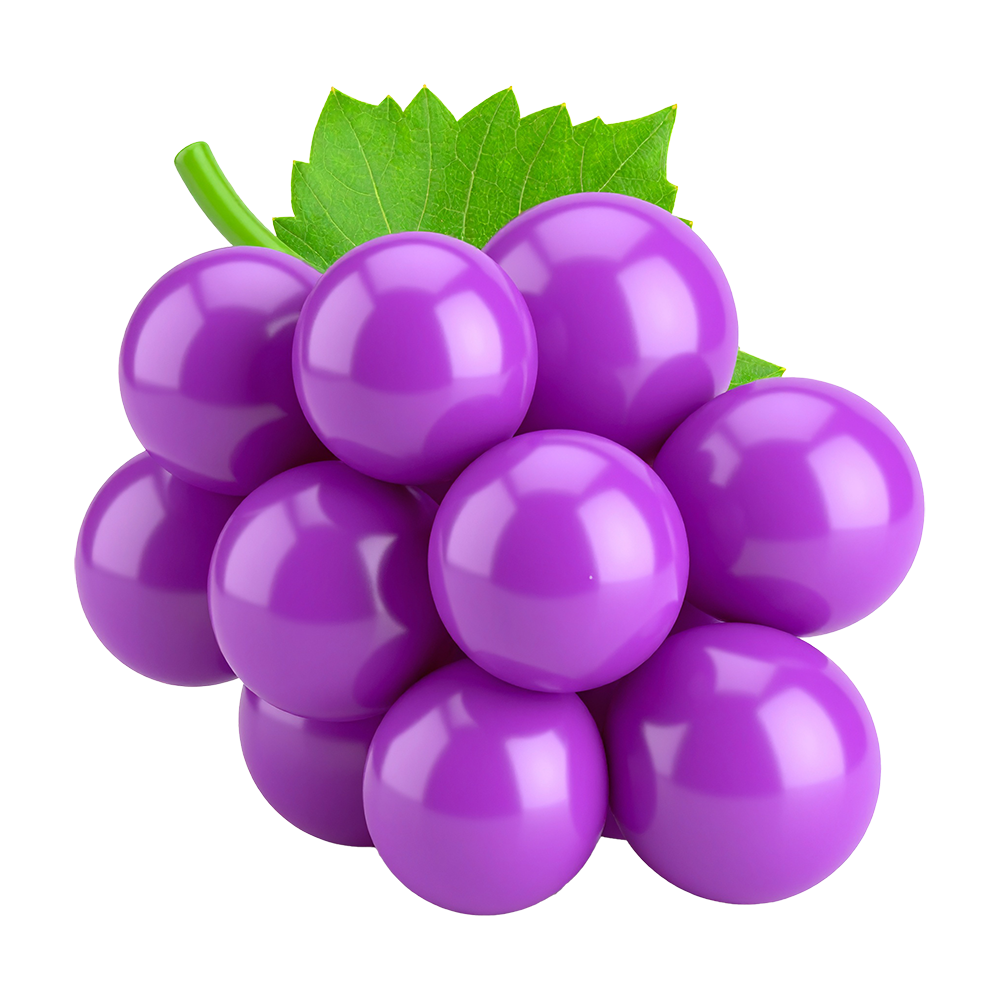 Free illustration of vibrant purple grapes