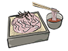 Zaru Soba / Zaru Soba-Food ｜ Food ｜ Free Illustration Material