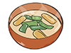 Miso soup / miso soup --Food ｜ Food ｜ Free illustration material