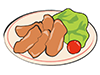Kaki Fry-Food ｜ Food ｜ Free Illustration Material