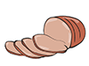 Ham / Loin Ham-Food ｜ Food ｜ Free Illustration Material