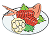 Assorted sashimi / sashimi --Food ｜ Food ｜ Free illustration material