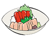 Assorted sashimi / sashimi --Food ｜ Food ｜ Free illustration material