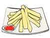 Potato fries-food | food | free illustration material