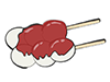 Mitarashi Dango-Food ｜ Food ｜ Free Illustration Material